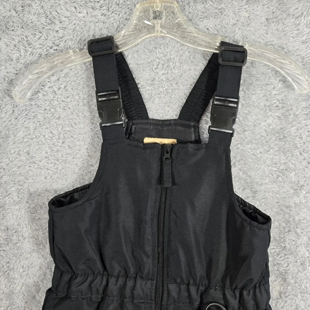 Roebuck & Co Kids Black Snow Bibs Insulated Winter Overalls Size 6X 888689469253